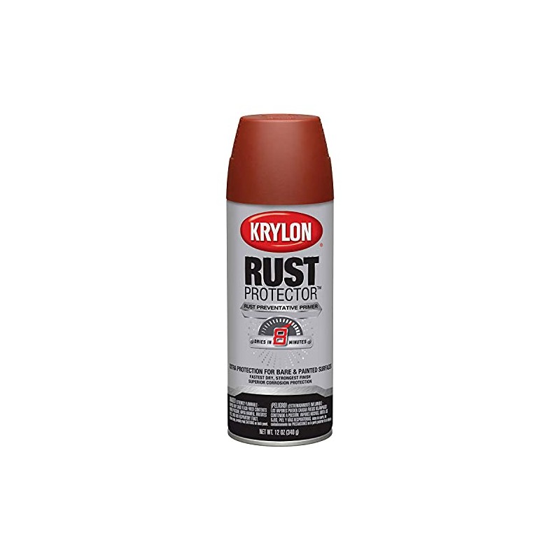 Krylon Rust Preventative Enamel Red Oxide Primer 12oz. Aerosol Can