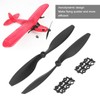 AXOC RC Aircraft Propeller 255mm Black Flexible Low Power RC