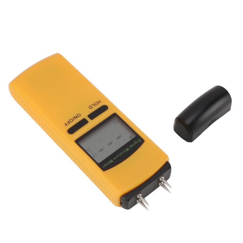 Wood Moisture Meter Portable Digital Damp Detector LCD Display Moisture