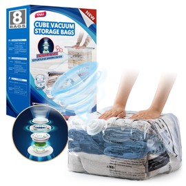 TAILI Cube Vacuum Storage Bags 8 Pack,Vacuum Bags for clothes