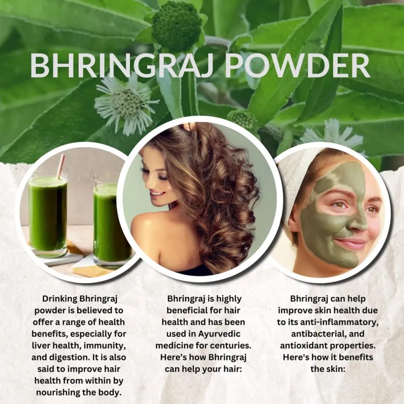 Polvo Nutritivo Para El Cabello Herbs Botanica Bhringraj Org