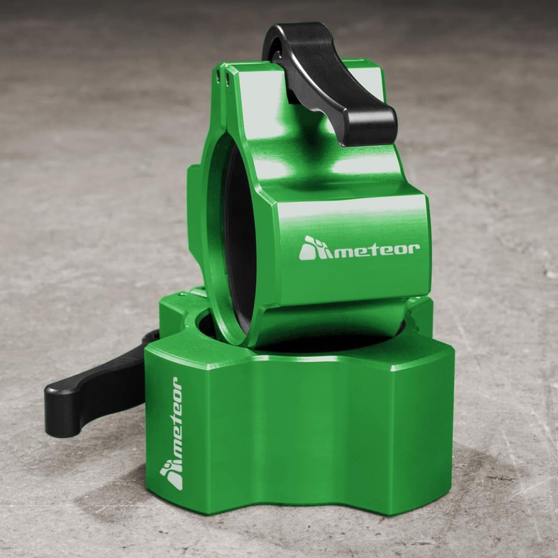 Meteor Essential Olympic Quick-Release Barbell Collars, Aluminium Collar, Barbell Clamp,