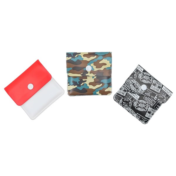 Sarini 6 Pack Pocket Ashtray, Portable, Fireproof PVC, Odorless, 3.14"