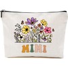 Mimi Wildflowers Gifts For Mother's Day Makeup Bags - Mimi