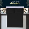 Sunshine Comforts Microfiber Fitted Sheets King Size Breathable, Anti Wrinkle
