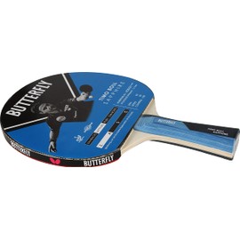 Butterfly Timo Boll Sapphire Table Tennis Bat, ITTF Certified Addoy Surface for Competition with 1.7 mm Sponge, for Ambitious Hobby Players