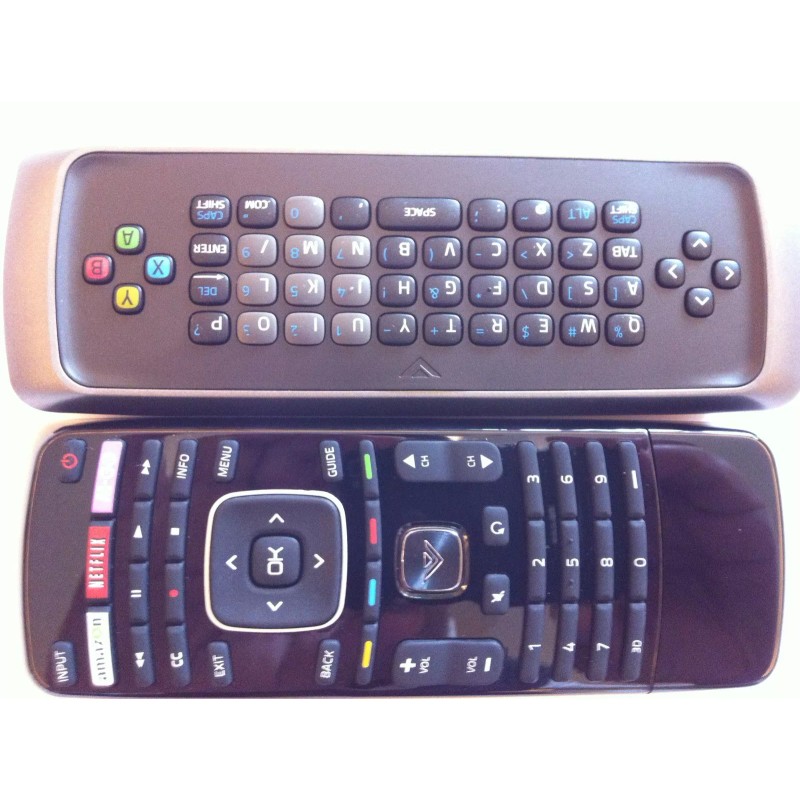 For Vizio New Vizio XRT303 3D Keyboard Qwerty Remote for