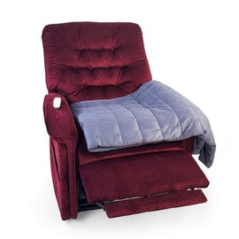 Challenger Mobility 15lb. Weighted Therapy Blanket- 60" x 80"- Gray (60" x 80"- 15 lbs.)