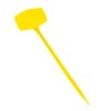 OUNONA Waterproof Plant Markers 30 CM Yellow 10 PCS