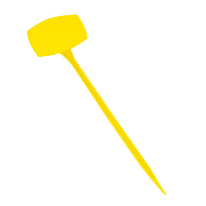 OUNONA Waterproof Plant Markers 30 CM Yellow 10 PCS
