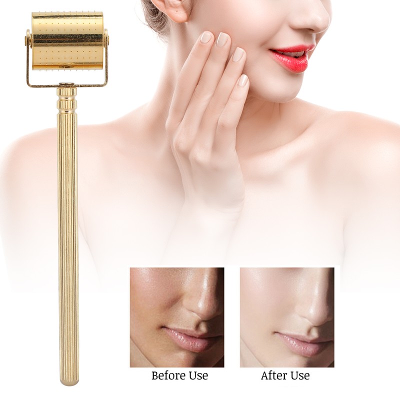 Face Massage Roller Micro Needle Therapy Anti Wrinkle Anti Aging