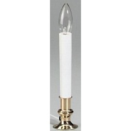 HW 9" CLR Candle/Base