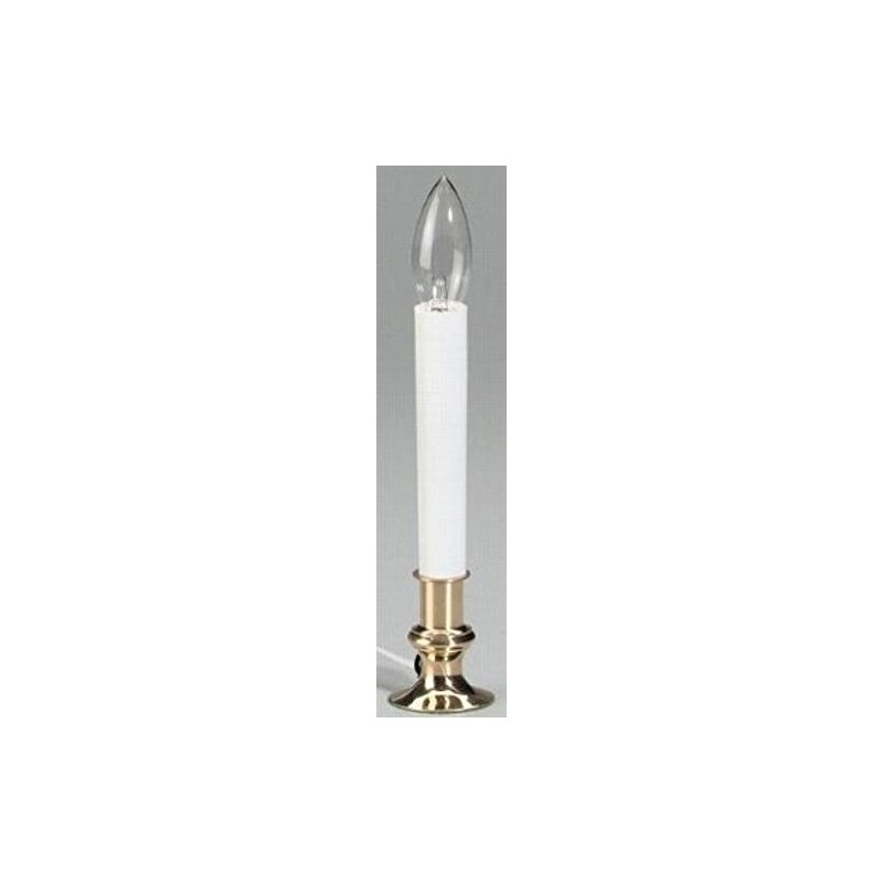 HW 9" CLR Candle/Base