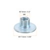 sourcing map M6 T-Nuts, 24pcs Carbon Steel Tee Nut Round