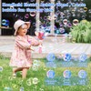 Panamalar Electric Bubble Wand for Kids, Light Up Automatic Bubble