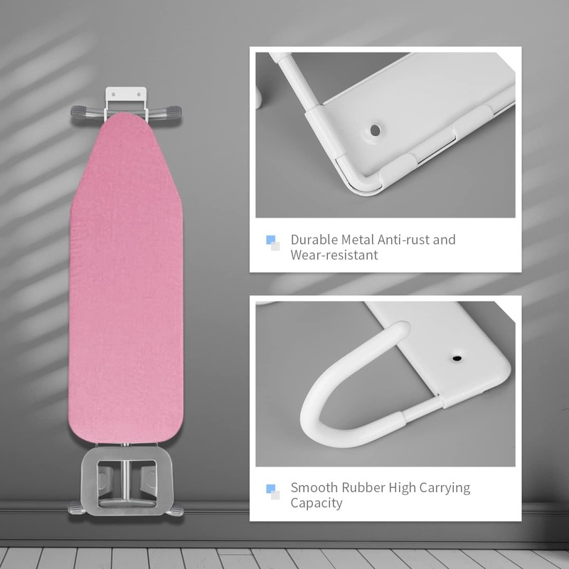 BiJun Ironing Board Hanger Wall Mount, Ironing Board Hanger with