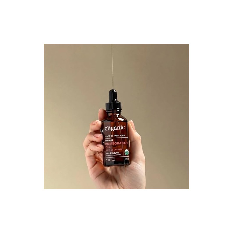 Cliganic- “Aceite de Semilla de Granada Orgánico, 100% Puro Para