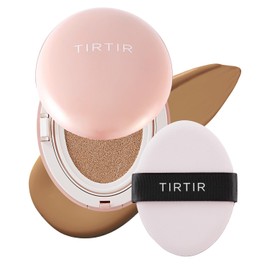 TIRTIR Mask Fit All Cover Pink Cushion Foundation | High coverage, Velvety Matte Finish, Lightweight, Flawless, Corrects Redness, Korean Cushion (#33N Macchiato, Size, 0.63 Fl Oz)