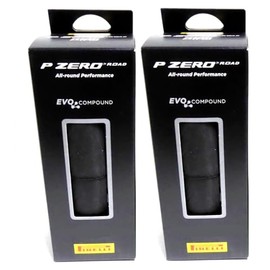 Pair of Pirelli P Zero SmartEVO Road Tires 700x28C Folding Clincher Black 2-Pack