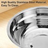 NYSUZHOUJI Deep Mixing Bowl, Stainless Steel Bowl, Salad Bowl for