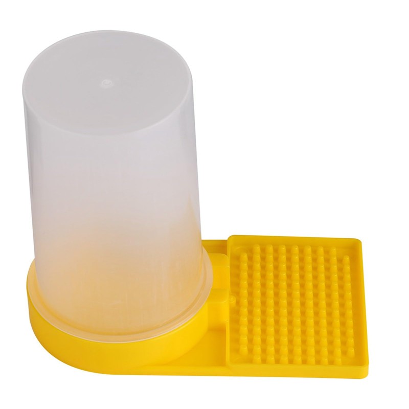 HAOHIZE Plastic Bee Feeder, Beehive Drinking Bowl Bee Keeping Equipment