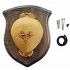 Whitetail Deer Antler Mounting Kit, Solid Wood Plaque, Includes All