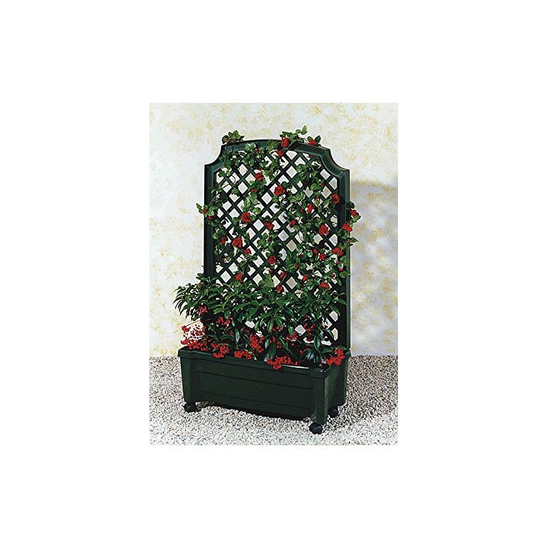 Exaco 1.416Green Calypso Trellis, Green planters