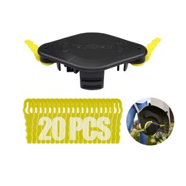 【Upgrade Quick-Load】RAC155 + RAC158 Double Serrated Blade Head, Compatible with Ryobi Grass Trimmer, Pack of 20 Blades