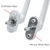 Hsthe Sea 2 x Aluminium Window Handle with Locking Pin