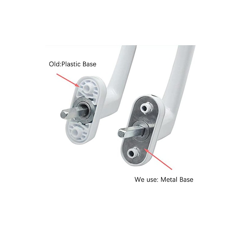Hsthe Sea 2 x Aluminium Window Handle with Locking Pin
