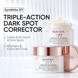 SKINTIFIC Crema humectante Dark Spot, hidratante iluminador, desvanece las manchas oscuras, hiperpigmentación, reparación de barrera de ceramida 5X, h