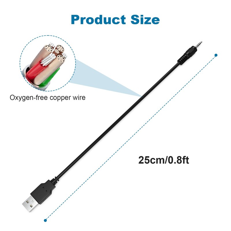 Sqrmekoko Replacement Charging Power Supply Cable Cord Line Compatible with
