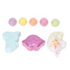 8pcs Bubble Bath Ball Set Different Shapes Fragrance Exfoliating Refreshing