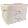 Large 'Pomeranian' Canvas Organiser/Storage Bag (OR00015194)