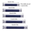 10Pcs Metal Internal Squeeze Locking Clasps Flex Closure Frame Hinges