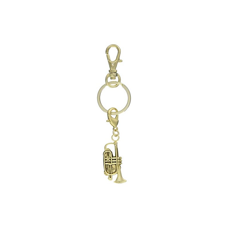 Nakano MM120KHCNG Brass Band Keychain Cornet Gold