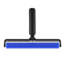 Qiilu Static Roller Dust Removal Roller Blue Silicone Dust Removal Roller Anti Static Cleaner Tool Silicone Roller Screen Film Roller for Household (12in)