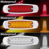 30 Pcs Ledvillage 12V DC 6.4 Inch 10 Amber 10