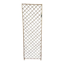 Flat Top Debarked Willow Trellis Panel