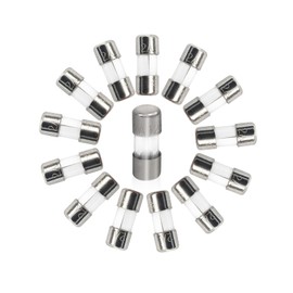 Dyruilanbo 2A 125V Small Fuse 2 amp 125 Volt 3.6x10 mm mini fuses Assortment kit F2AL125V 0.14x0.39 Inch Fast-Blow Glass Fuses Christmas Light fuses Fast-Acting (Pack of 10)