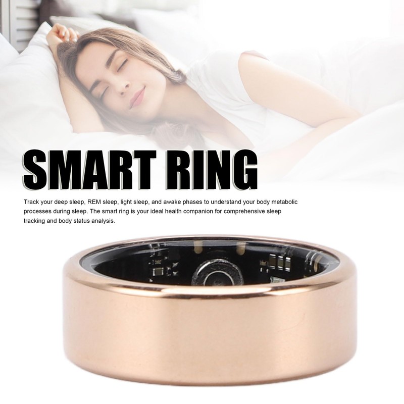 Stylish Ring, Sleep Ring, Intelligent Health Tracker with Smartphone Camera