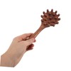 Minkissy Luxury Wooden Head Massager Ergonomic Scalp Scraping Tool for