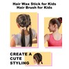 Slick Back Hair Styling Kit for Hair: 4Pcs Wax Stick,