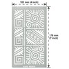 Aleks Melnyk No.494 Metal Stencils, Kokopelli Fertility Deity, Petroglyph Designs,