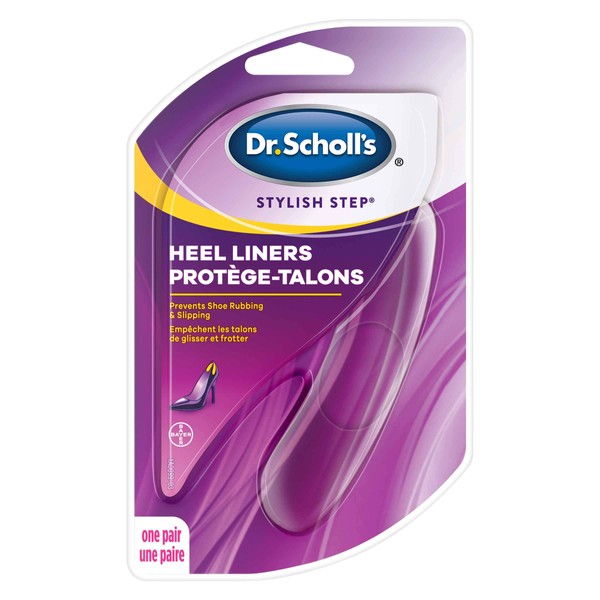 Dr. Scholl’s GEL HEEL LINERS (1 Pair), Helps Prevent Uncomfortable Shoe Rubbing at the Heel and Helps Prevent Shoe Slipping for Shoes that are Too Big