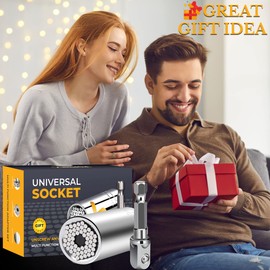 POPSIFY Stocking Stuffers for Adults Men, Gifts for Universal Socket Tools White Elephant Gifts Dad Gifts, Christmas Gifts for Who Have Everything Dad Boyfriend Husband Tools for Cool Gadgets