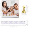 2 Set Acrylic Nail Art Holder Practice Display Stand Magnetic