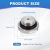 PATIKIL 3/8" BSP Male Thread Manual Radiator Air Vent Plugs,