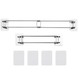 Winrain - Barra de almacenamiento de esquina de ducha para RV, ajustable a prueba de óxido, para organizar accesorios de baño en caravana, remolques de viaje, 7.8-13.4 pulgadas, 1 paquete