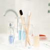 NUDUKO - Cepillos de dientes de bambú biodegradables, 10 piezas,